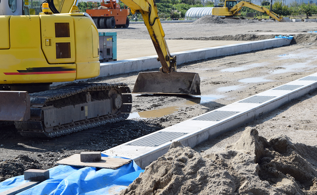 土木（基礎・路盤路床仕上げ）